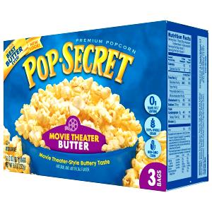 3 tbsp unpopped (32 g) Movie Theater Butter Popcorn