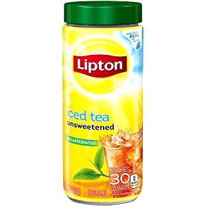 3 Tsps Dry In 8 Fl Oz Water Instant Tea Presweetened with Sugar Decaffeinated (made From Powdered)