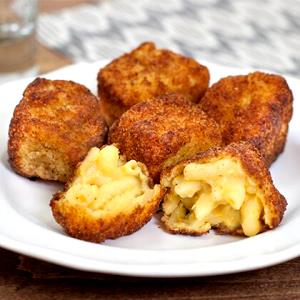 3 wedges Fried Mac & Cheese