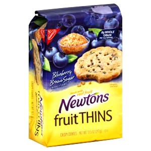 30 Grams Fruit Thins, Crispy Blueberry Brown Sugar