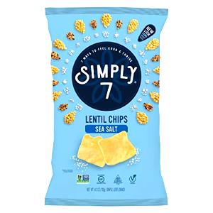 31 chips (1 oz) Lentil Chips with Sea Salt