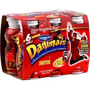 3.1 Fl Oz Danimals Xtreme, Cherry Dragonfruit Rush