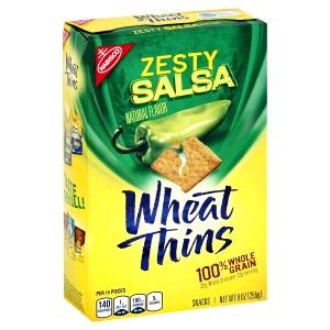 31 Grams Wheat Thins, Crackers, Zesty Salsa