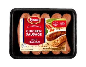 3.2 oz (91 g) Hot Italian Chicken Sausage