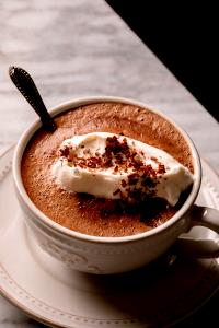 353 Grams MOCHA - Medium - Soy Milk - Dark Chocolate - With Non-Fat Whip