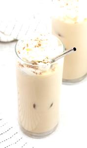 391 Grams ICED MOCHA - Small - 2% Milk - White Chocolate - With Non-Fat Whip