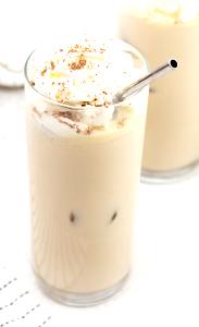 392 Grams ICED MOCHA - Small - Soy Milk - White Chocolate - With Non-Fat Whip