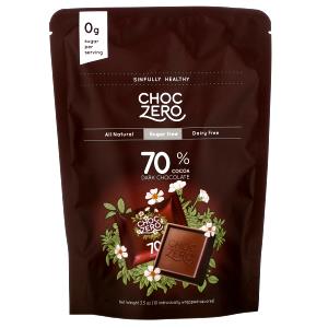 4 blocks (40 g) Sugar Free 70% Dark Chocolate