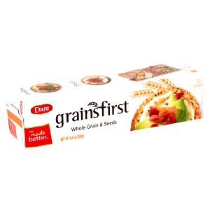 4 crackers (18 g) Grains First Crackers - Whole Grain