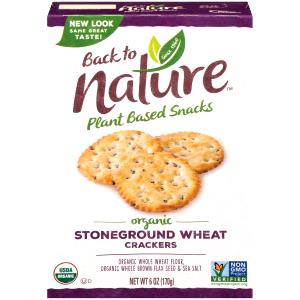 4 crackers (30 g) Stoneground Wheat Square Crackers