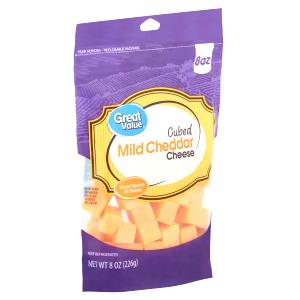 4 cubes (30 g) Mild Cheddar Cubed Cheese