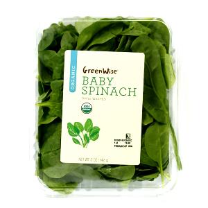 4 cups (142 g) GreenWise Baby Spinach