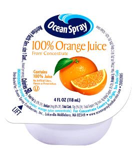 4 fl oz (118 ml) Orange Juice