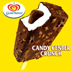 4 Fl Oz Ice Cream Bar, Candy Center Crunch