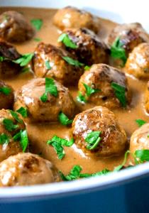 4 meatballs Ground Chicken Meatballs