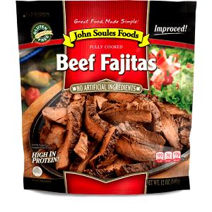 4 oz (112 g) Beef Fajitas