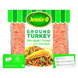 4 oz (112 g) Fresh Lean Ground Turkey with Natural Flavorings