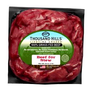 4 oz (112 g) Grass Fed Beef For Stew