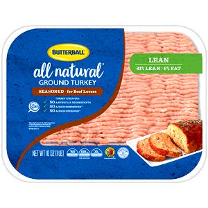 4 oz (112 g) Natural Ground Turkey