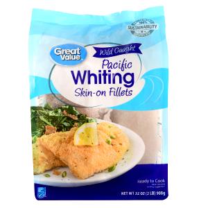 4 oz (112 g) Natural Whiting Fillets