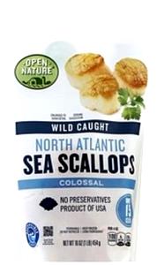 4 oz (112 g) North Atlantic Sea Scallops