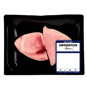 4 oz (112 g) Wild Swordfish Steaks