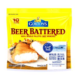 4 oz (113 g) Beer Battered Fish Fillets