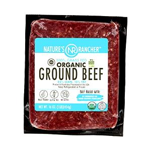 4 oz (113 g) Organic Grass-Fed Ground Beef 85/15