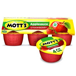 4 oz cup (113 g) Strawberry Applesauce