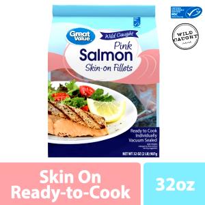 4 oz raw (113 g) Pink Salmon Fillets