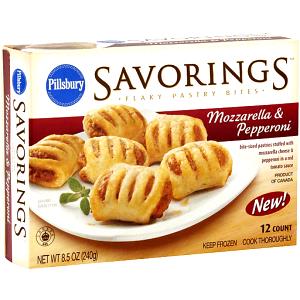 4 pastry bites (80 g) Savorings Flaky Pastry Bites - Cheese & Spinach