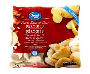 4 perogies (120 g) Perogies