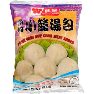 4 pieces (108 g) Mini Pork Bun with Crab Meat Added