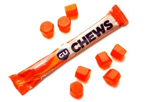 4 pieces (30 g) Chomps Energy Chews - Orange