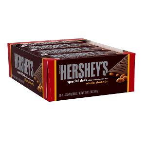 4 pieces (38 g) Special Dark Mildly Sweet Chocolate with Almonds (4)