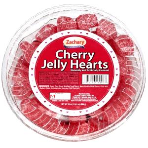 4 pieces (39 g) Cherry Jelly Hearts