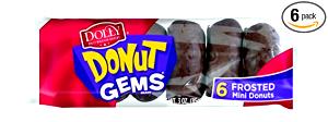 4 pieces (57 g) Chocolate Mini Gem Donuts