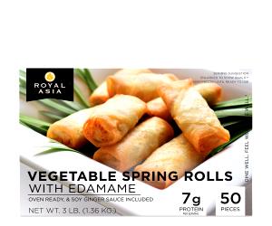 4 pieces (96 g) Vegetable Spring Rolls