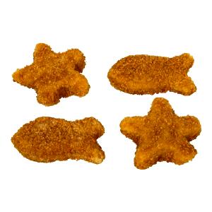 4 Pieces Fish Nugget, Fish Shaped