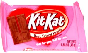 4 Pieces Kit Kat - Best Freind Hearts Wafer Bar