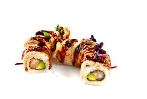 4 pieces Teriyaki Crunch Roll