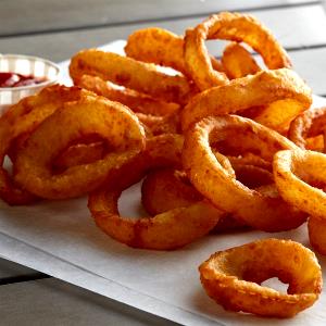 4 rings (3 oz) Steakhouse Style Battered Onion Rings