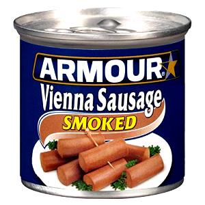 4 sausages (60 g) Vienna Sausage Smoked