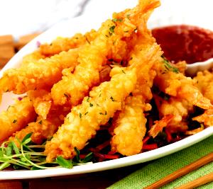 4 shrimp (3 oz) Tempura Shrimp