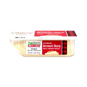 4 slices (31 g) Vermont Seriously Sharp White Cheddar Cheese Cracker Cut Slices