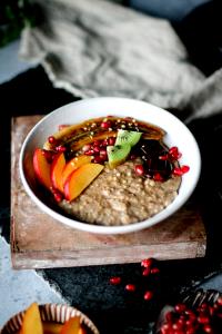 40 Grams Oatmeal, Steel-Cut Oatmeal With Classic Toppings