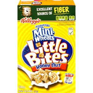 46 Biscuits Frosted Mini-Wheats Cereal, Little Bites Honey Nut