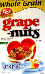 48 Grams Grape-Nuts Trail Mix Crunch, Maple Nut & Brown Sugar