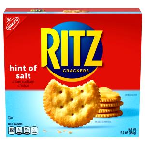 5 Crackers Ritz Cracker, Low Salt