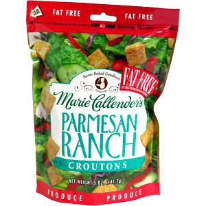 5 croutons Fat Free Parmesan Ranch Croutons